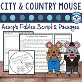 City Mouse and Country Mouse Passage and Readers' Theater 