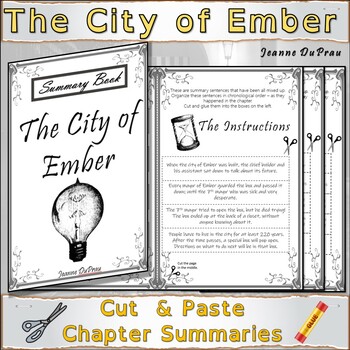 Preview of The City of Ember Chapter Summaries +Quizzes and Writing PDF