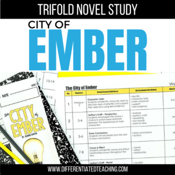 Preview of The City of Ember Novel Study Unit: Comprehension Questions & Vocabulary