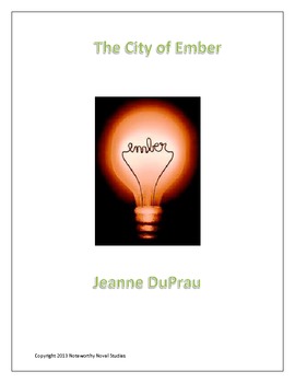 Preview of The City of Ember Novel Study Guide