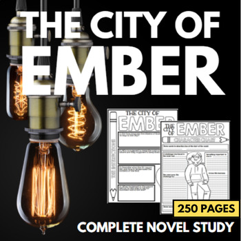 Preview of The City of Ember Novel Study - Reading Comprehension Questions and Activities