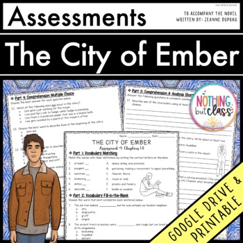 Preview of The City of Ember - Tests | Quizzes | Assessments