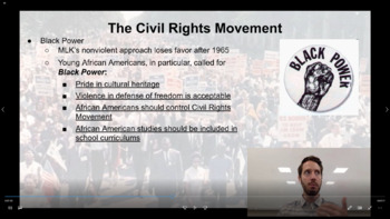 Preview of The Civil Rights Movement: The Black Power Movement and the Nation of Islam