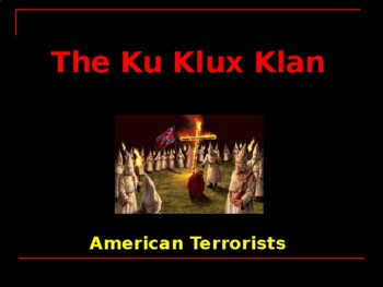 Preview of The Ku Klux Klan