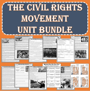 Preview of The Civil Rights Movement UNIT BUNDLE (PDF and Digital Formats)