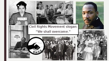 Preview of The Civil Rights Movement in 8 Days Power Point w/ Cornell Notes