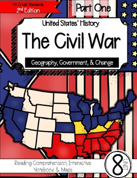 Preview of The Civil War: Geography and Change {2nd Edition}