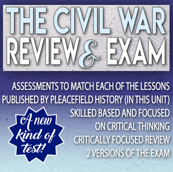 Preview of The Civil War Review and Test Critical Thinking