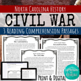 The Civil War in North Carolina 3 Reading Comprehension Pa