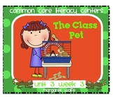 The Class Pet - Reading Street -  Unit 3 Week 3 Literacy Centers