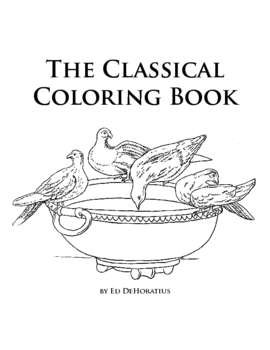 Preview of The Classical Coloring Book with Simple Latin Phrases