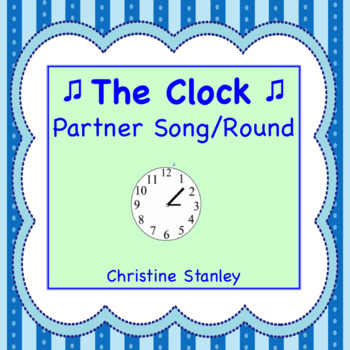 Preview of The Clock Partner Song/Round (Sheet Music)