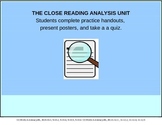 The Close Reading Analysis Unit