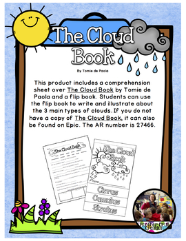 Preview of The Cloud Book by Tomie de Paola
