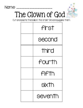 The Clown of God - Ordinal Numbers