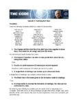 The Code Documentary Worksheet episode 3 (Teacher's Worksheet)