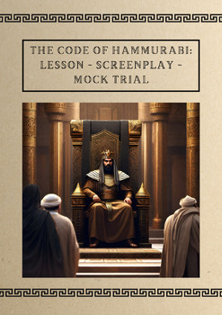 Preview of The Code of Hammurabi: Lesson - Screenplay - Mock Trial