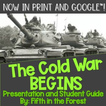 Preview of The Cold War Begins PowerPoint PLUS Student Guide for Distance Learning