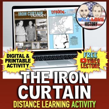 Preview of The Cold War Begins | The Iron Curtain Descends | Digital Learning Activity