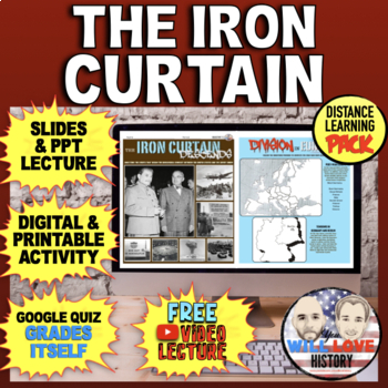 Preview of The Cold War Begins | The Iron Curtain Descends | Digital Learning Pack