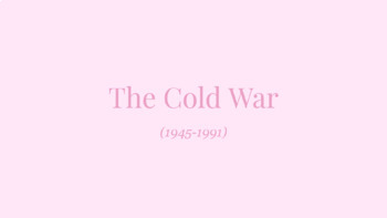 Preview of The Cold War - Google Slides Powerpoint