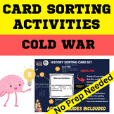 The Cold War History Card Sorting Activity - PDF and Digital