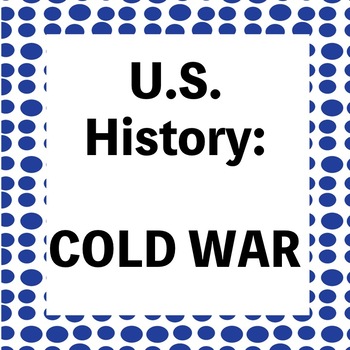 Preview of The Cold War Powerpoint