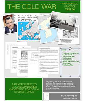 Preview of The Cold War: Practice Test 04