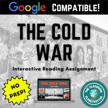 Preview of The Cold War - U.S./World History Interactive Reading Lesson
