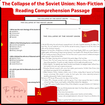 Preview of The Collapse of the Soviet Union: Non-Fiction Reading Comprehension Passage