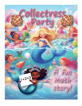 Preview of The Collectress - Kindergarten Math Mermaid Workbook