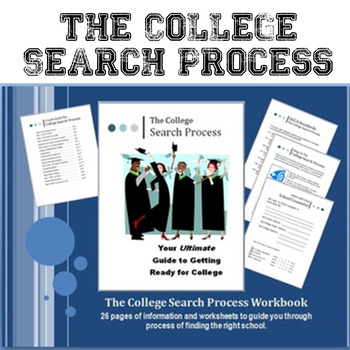 Preview of The College Search Process Workbook