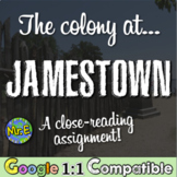 Jamestown Close Reading Activity | Virginia Company, John 