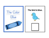 The Color Blue Adapted Book - Differentiated- interactive