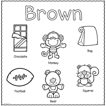 The Color Brown Printable Activities (COLOR OF THE WEEK) | TpT