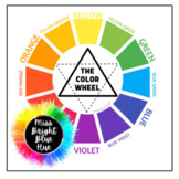 The Color/Colour Wheel | Printable Class set w/ Spanish Set