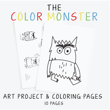 ART] Emotion Color Monster Art Kit : Bubble paint, Playcorn