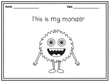 The Color Monster- Book Activity by Busy Bee's Music Room | TpT