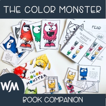 Preview of The Color Monster Book Companion - A Book About Emotions