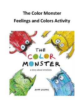 Preview of The Color Monster Feelings Activity
