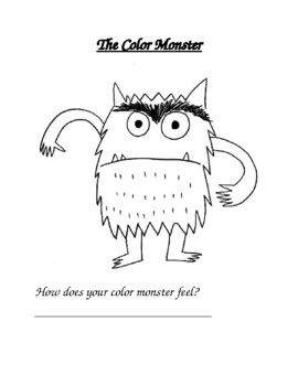 Color Monster Coloring Pages