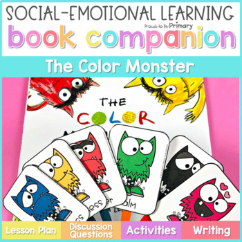 Preview of The Color Monster - Feelings Book Companion Lesson & Read Aloud Activities