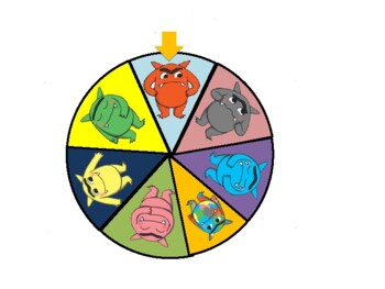 Preview of The Color Monster - Feelings spinning wheel ppt PowerPoint