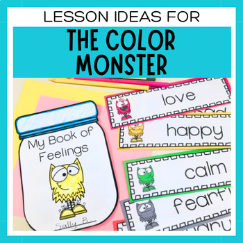 Preview of The Color Monster | The Colour Monster | Printable Book Companion & Worksheets