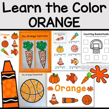Preview of The Color Orange Printable Activities (COLOR OF THE WEEK)