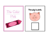 The Color Pink Adapted Book - Differentiated - interactive