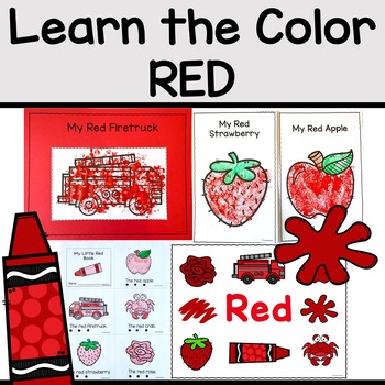 Preview of Color of the week: Red | Activities for Learning Colors in the Classroom