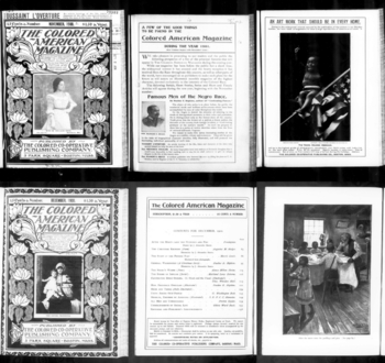 Preview of The Colored American Vintage African-American culture magazines. 1900s 12 issues