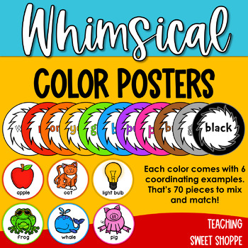 Preview of Whimsical Color Circle Posters!