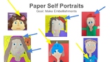 The Colors of Us Paper Self Portrait Project
